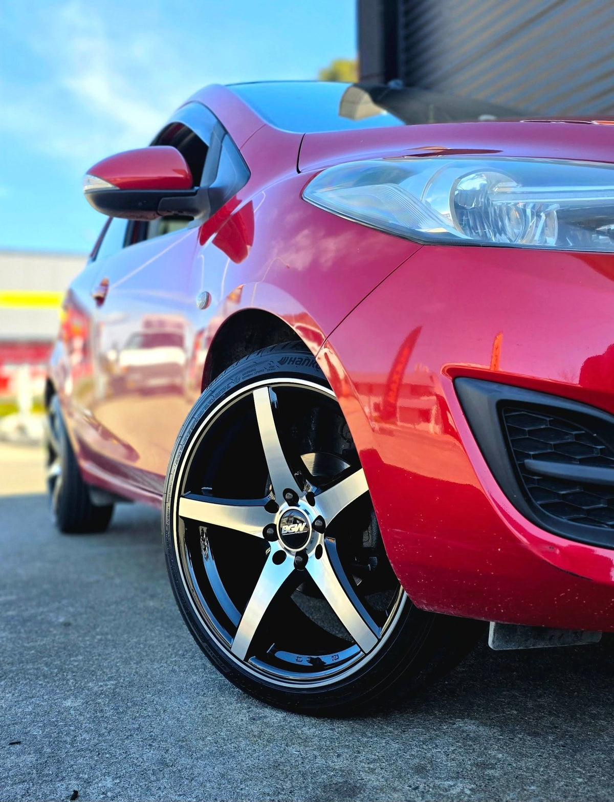 Mazda Demio (2012) on BGW Apex