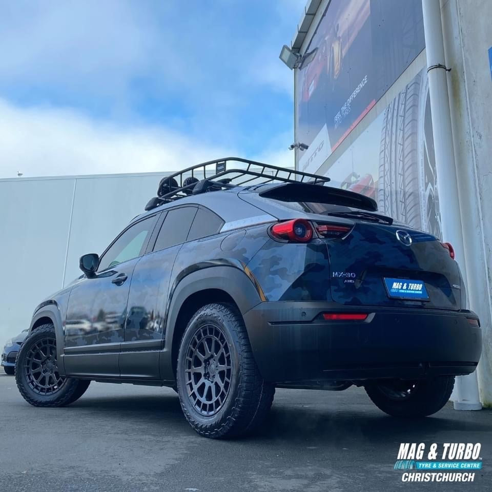 Mazda MX-30 (2022) on Black Rhino Boxer