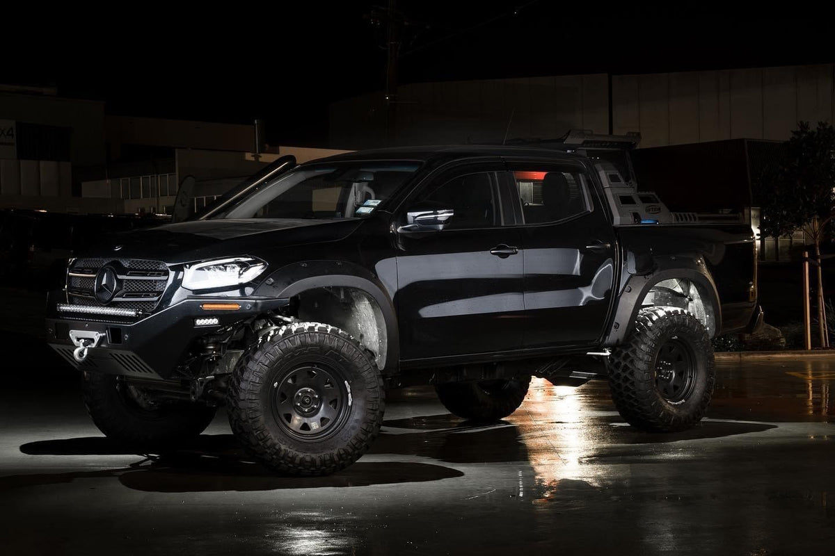 Mercedes Benz X Class on ROH Blak Trak