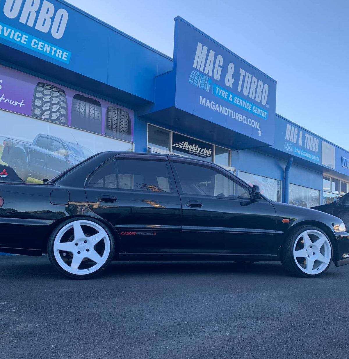 Mitsubishi EVO II (1994) on BGW R5