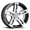 Ion Wheels ION20 Gloss Black w/Machined Face