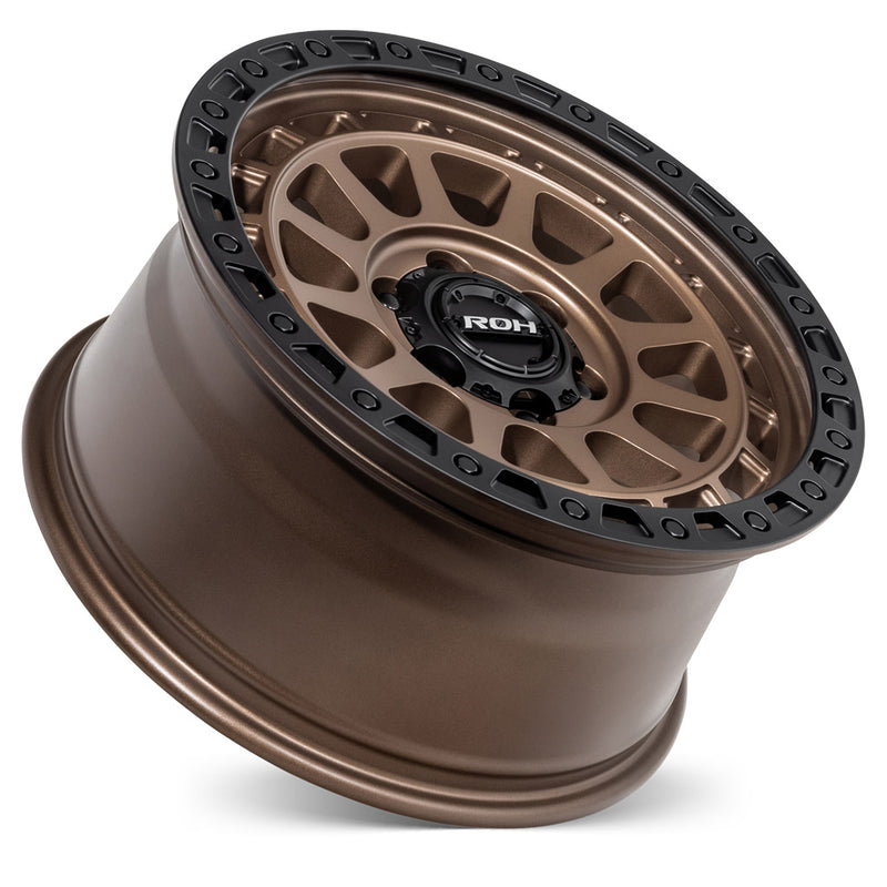 Load image into Gallery viewer, ROH Alloy Wheels ASSAULT Matt Bronze w/Matt Black Lip
