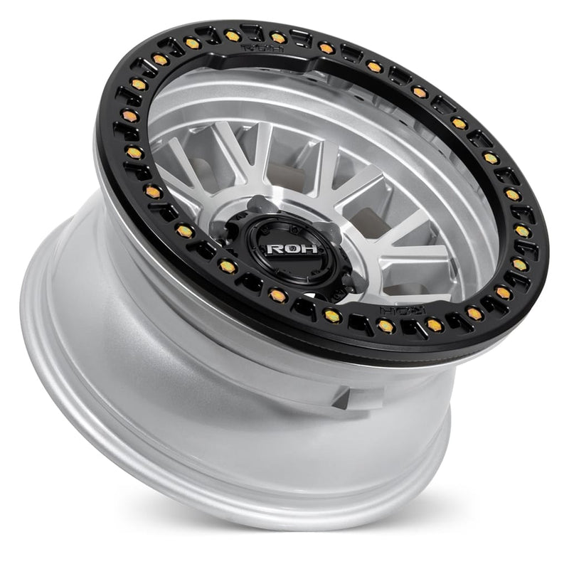 Load image into Gallery viewer, ROH Alloy Wheels BL01 Silver w/Machined Face
