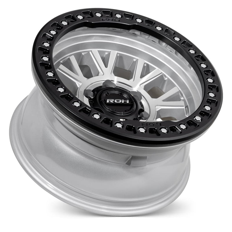 Load image into Gallery viewer, ROH Alloy Wheels BL01 Silver w/Machined Face

