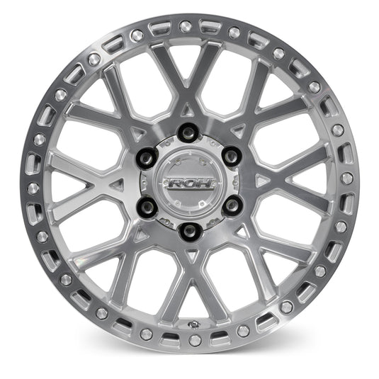 ROH Alloy Wheels CRAWLER Silver w/Machined Face