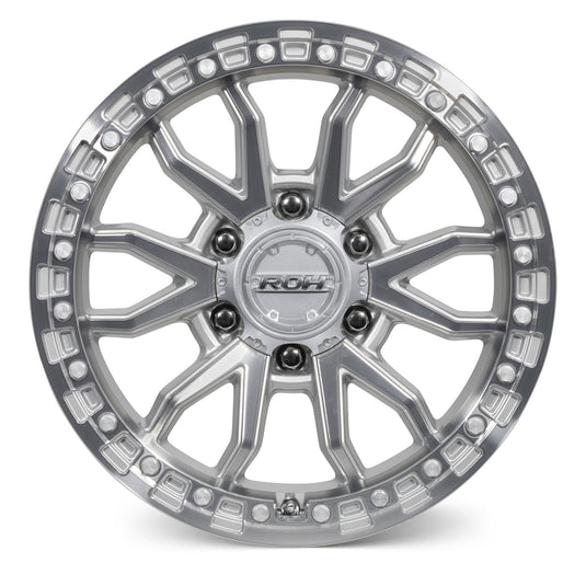 ROH Alloy Wheels RAID Silver w/Machined Face