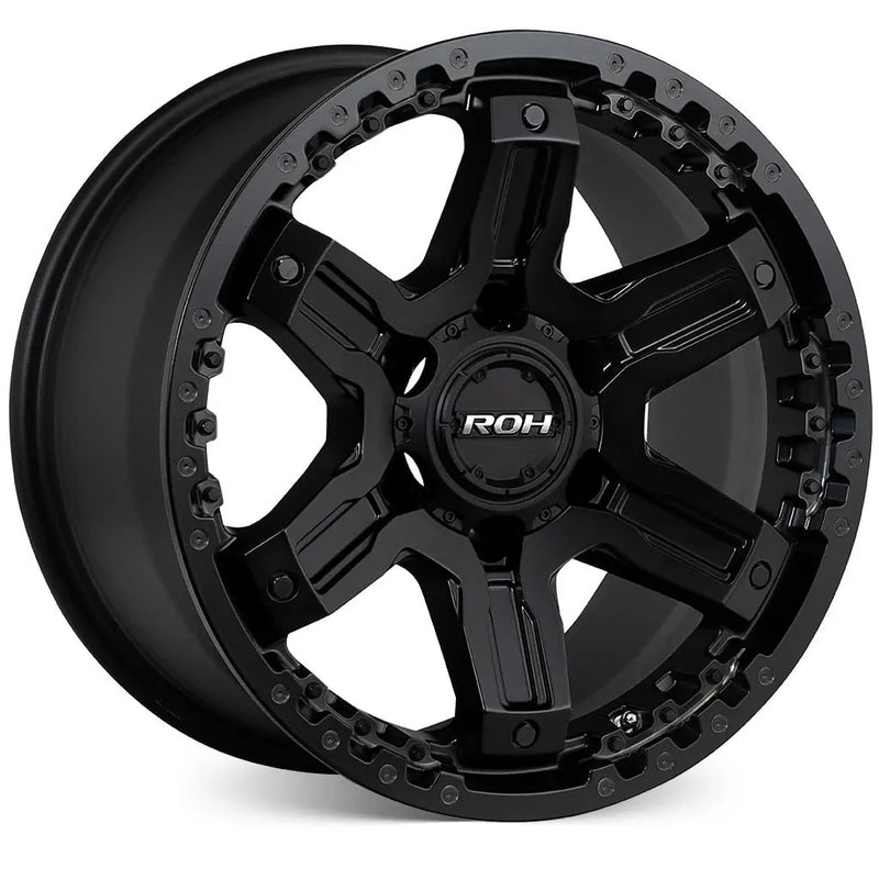 Load image into Gallery viewer, ROH Alloy Wheels ROCK 6 Matt Black
