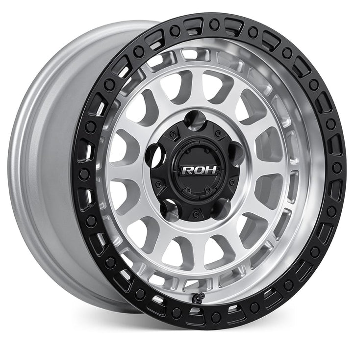 Lancer Rims Silver Roh ROH Alloy Wheels ASSAULT Silver w/Machined Face & Black Lip Edge – BG ...
