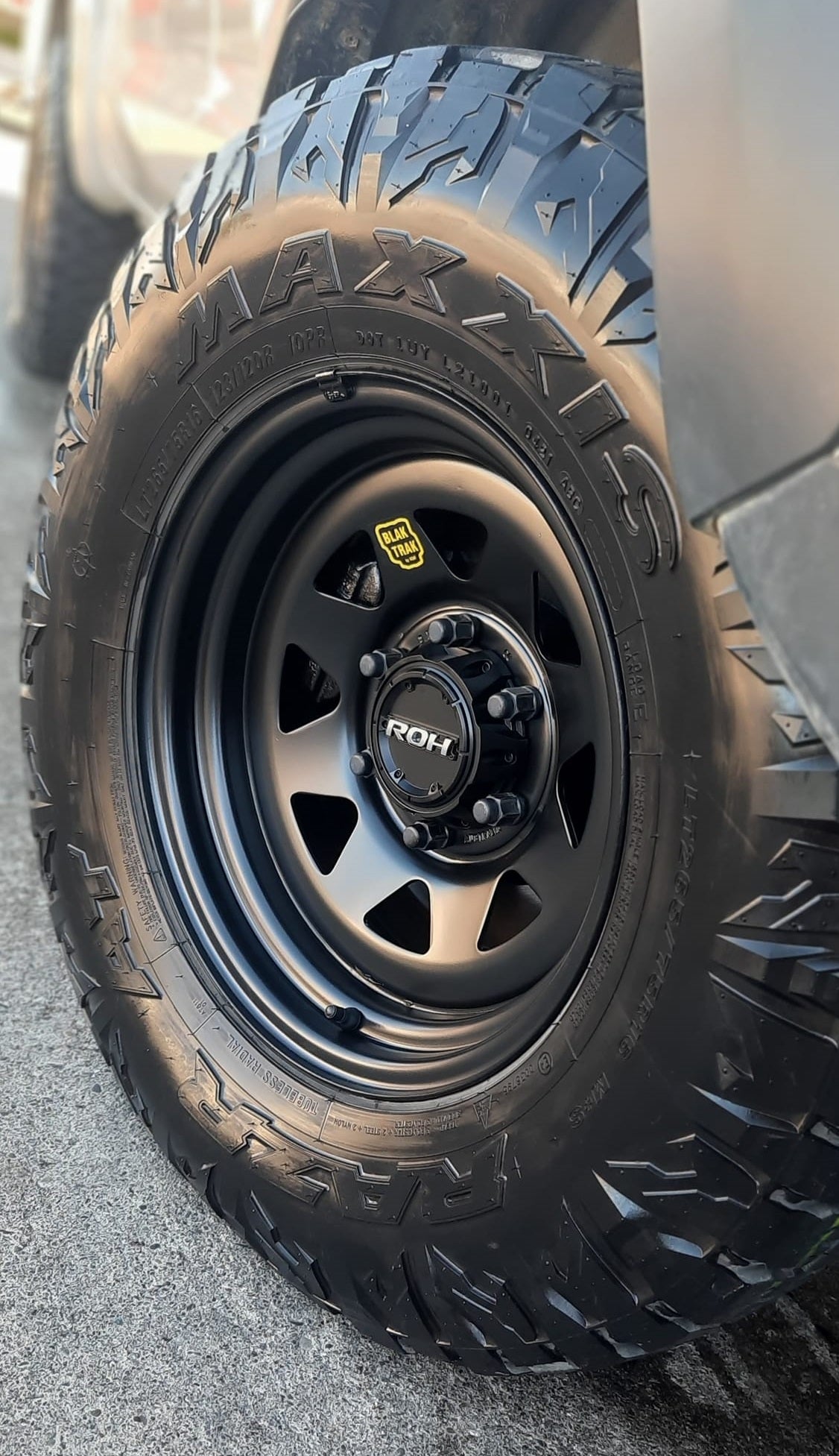 ROH Steel Wheel Centre Caps
