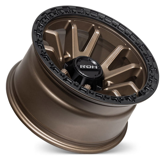 ROH Alloy Wheels RAID 5 Matt Bronze w/Matt Black Lip