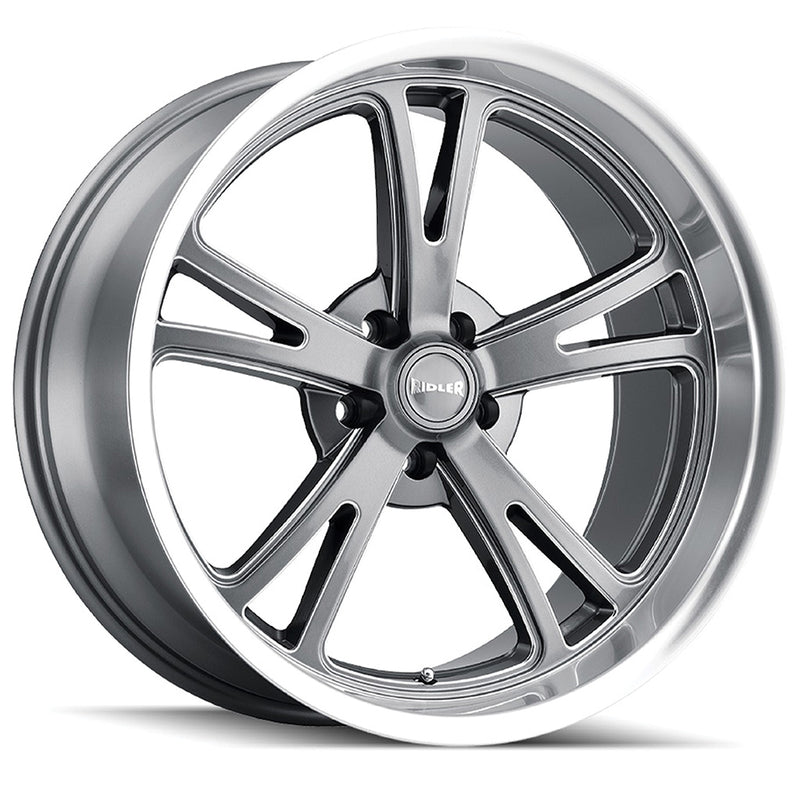 Ridler Wheels R606 Grey w/Milled Spokes & Diamond Lip
