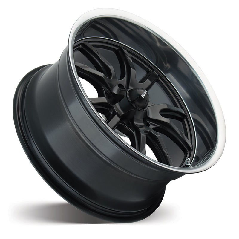 Load image into Gallery viewer, Ridler Wheels R650 Matt Black w/Polished Lip
