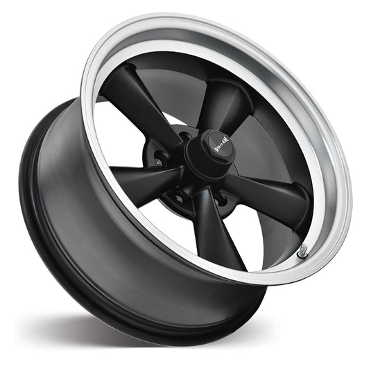 Ridler Wheels R675 Matt Black w/Machined Lip