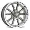 Ridler Wheels R650 Grey w/Polished Lip
