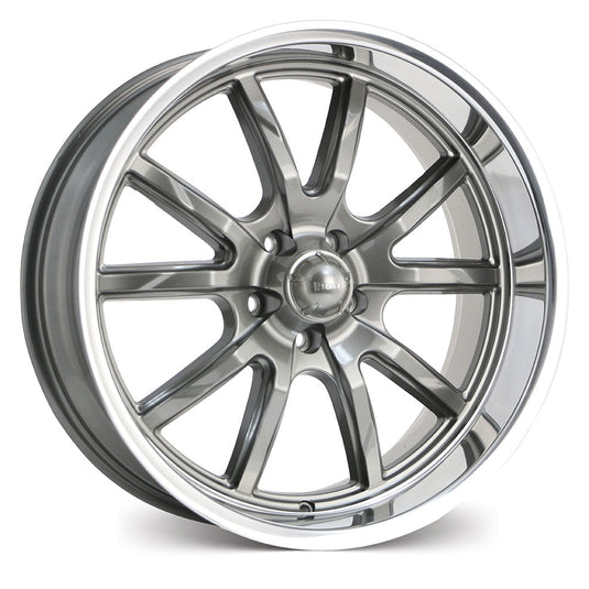Ridler Wheels R650 Grey w/Polished Lip