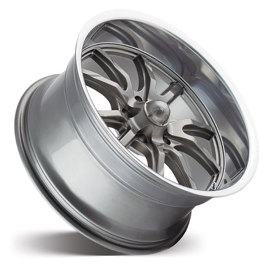 Ridler Wheels R650 Grey w/Polished Lip