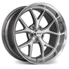 Ridler Wheels R661 Gloss Grey w/Diamond Cut Face and Lip