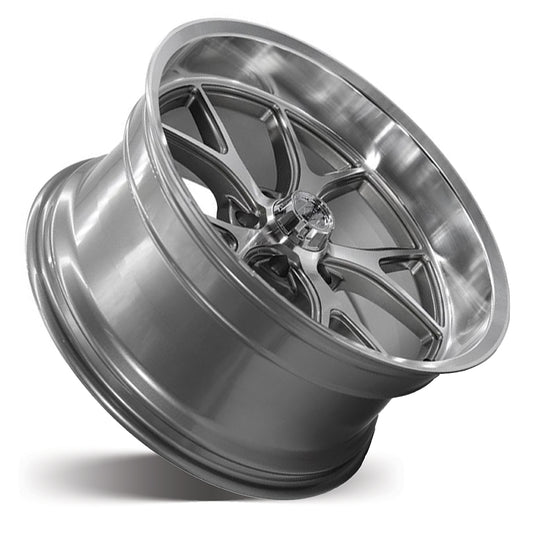Ridler Wheels R661 Gloss Grey w/Diamond Cut Face and Lip