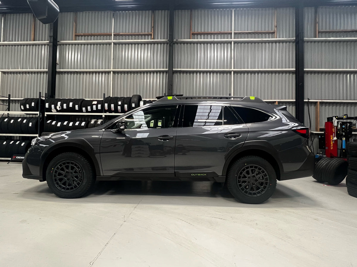 Subaru Outback (2024) on Black Rhino Boxer