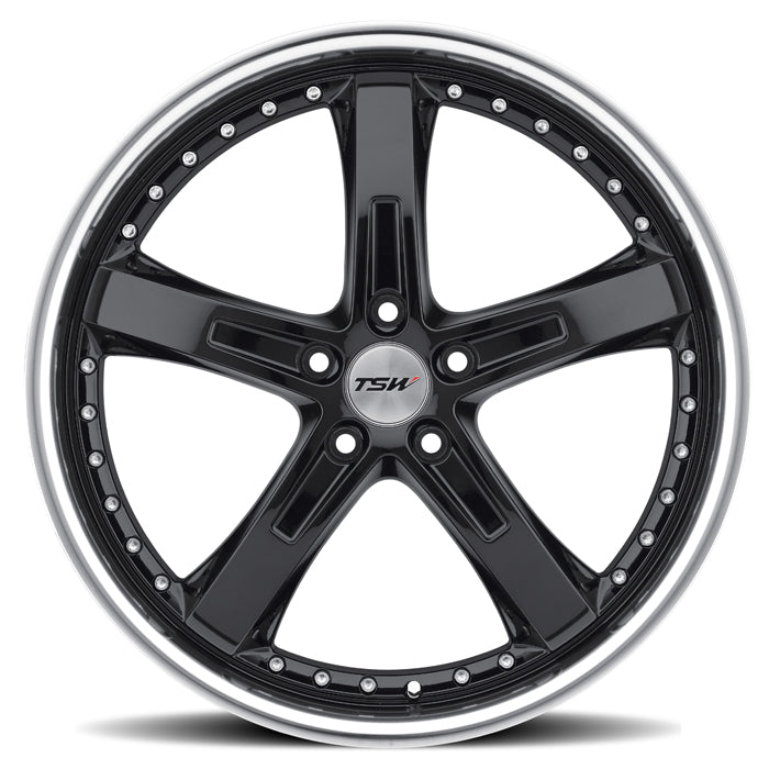 Load image into Gallery viewer, TSW JARAMA Gloss Black w/Machined Lip
