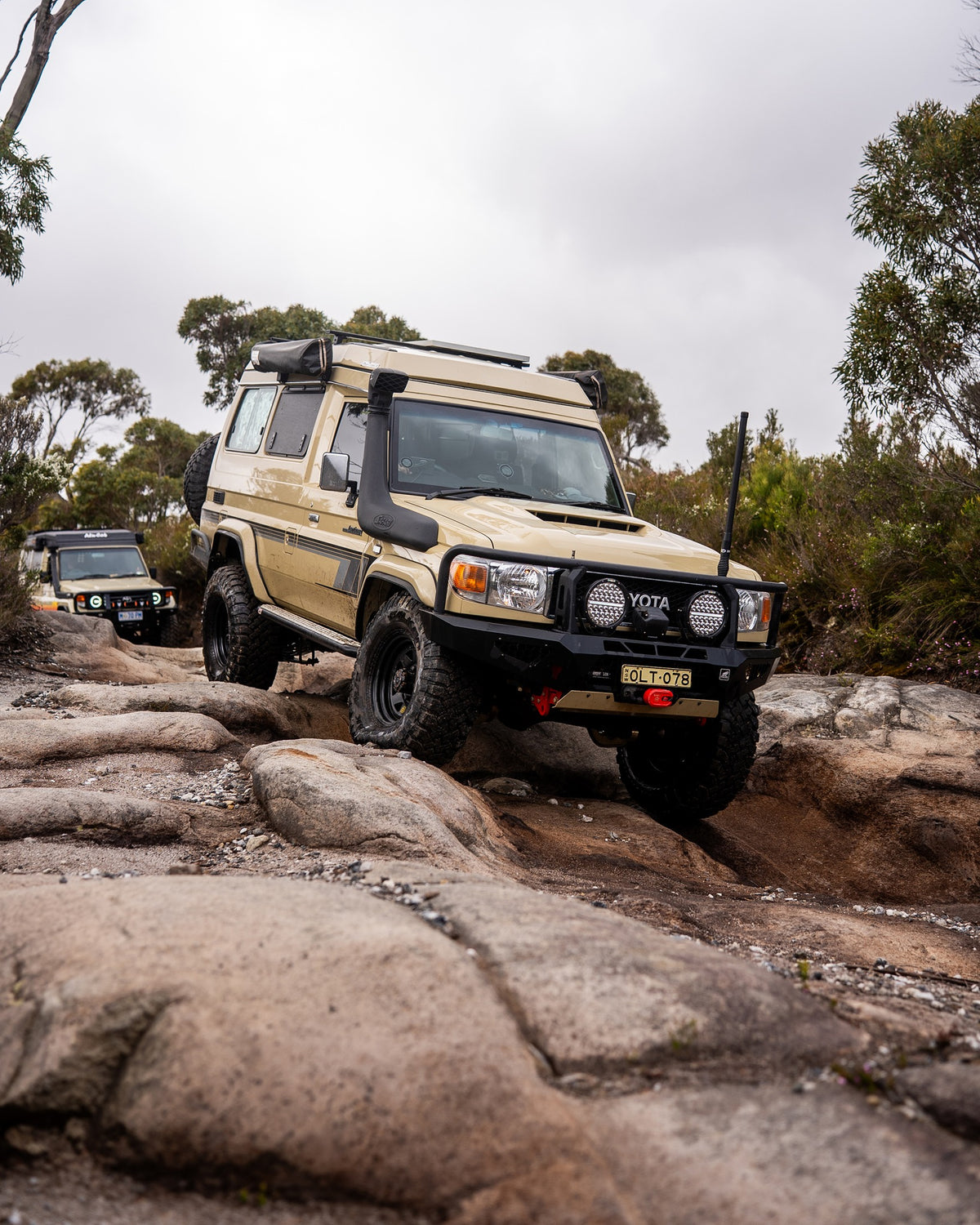 Toyota Land Cruiser 78 Series on ROH Blak Trak