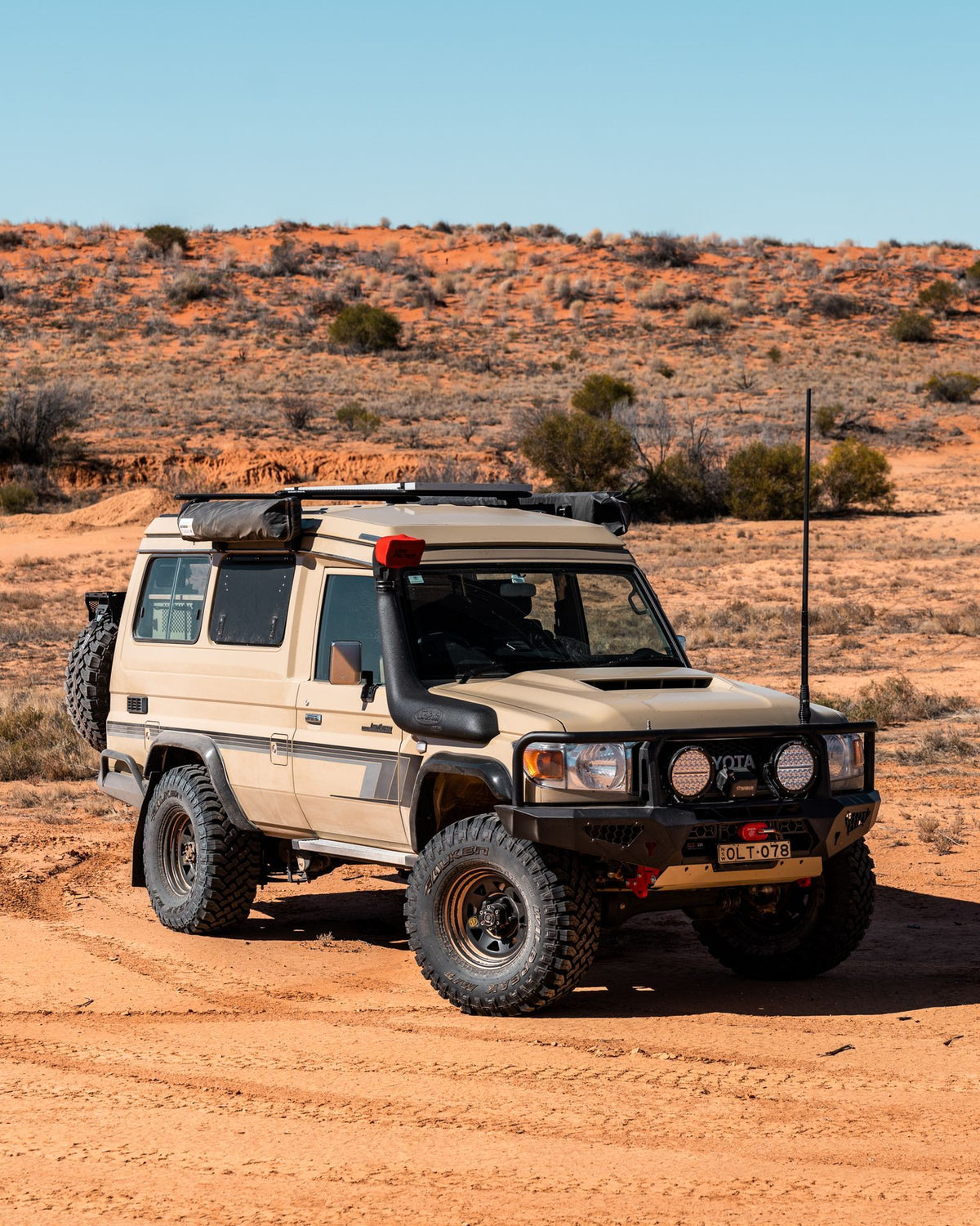 Toyota Land Cruiser 78 Series on ROH Blak Trak
