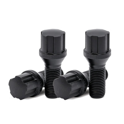 M14x1.5x27 LOCK BOLT SET BLACK