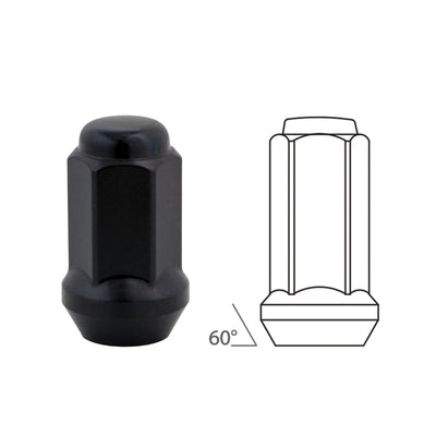 M14x1.5 41MM LONG 19MM HEX TAPER NUT BLACK