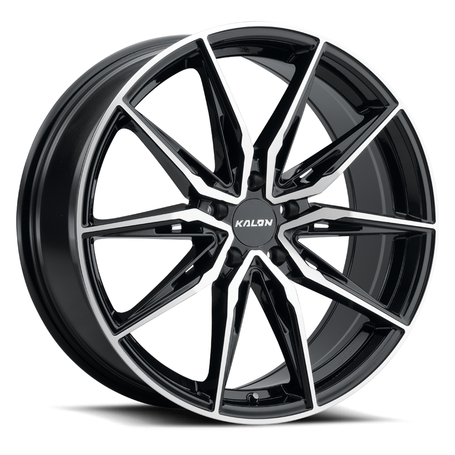 KALON WHEELS 102 — GLOSS BLACK/MACHINED FACE