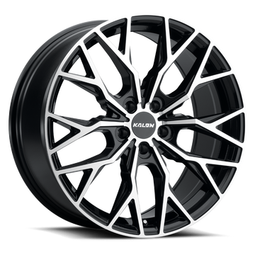 KALON WHEELS 103 — GLOSS BLACK/MACHINED FACE