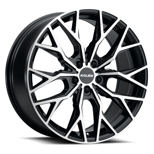 KALON WHEELS 103 — GLOSS BLACK/MACHINED FACE