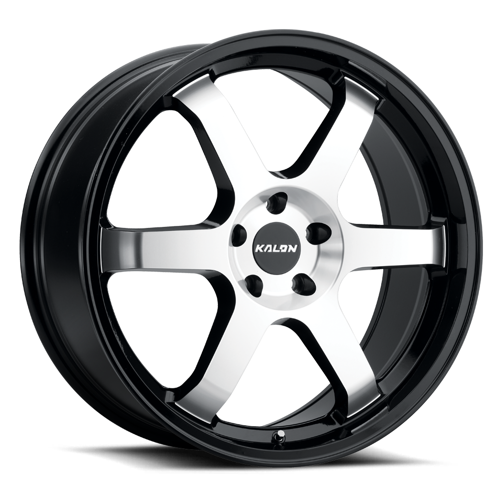 KALON WHEELS 106 — GLOSS BLACK/MACHINED FACE