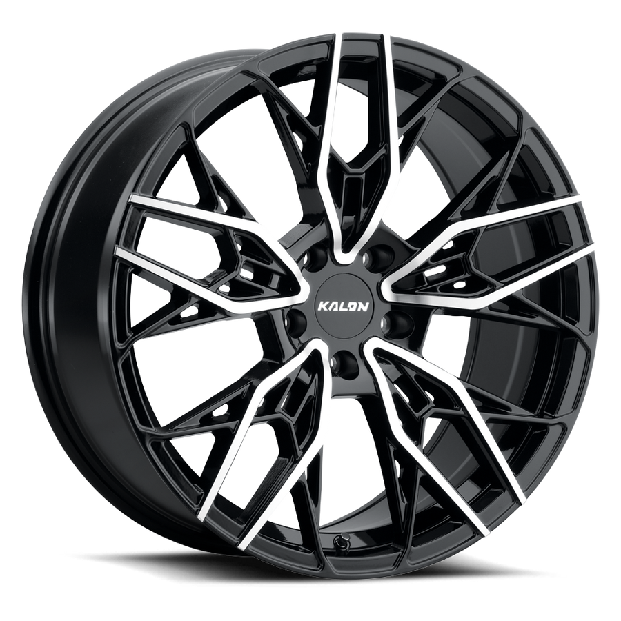 KALON WHEELS 107 — GLOSS BLACK/MACHINED FACE