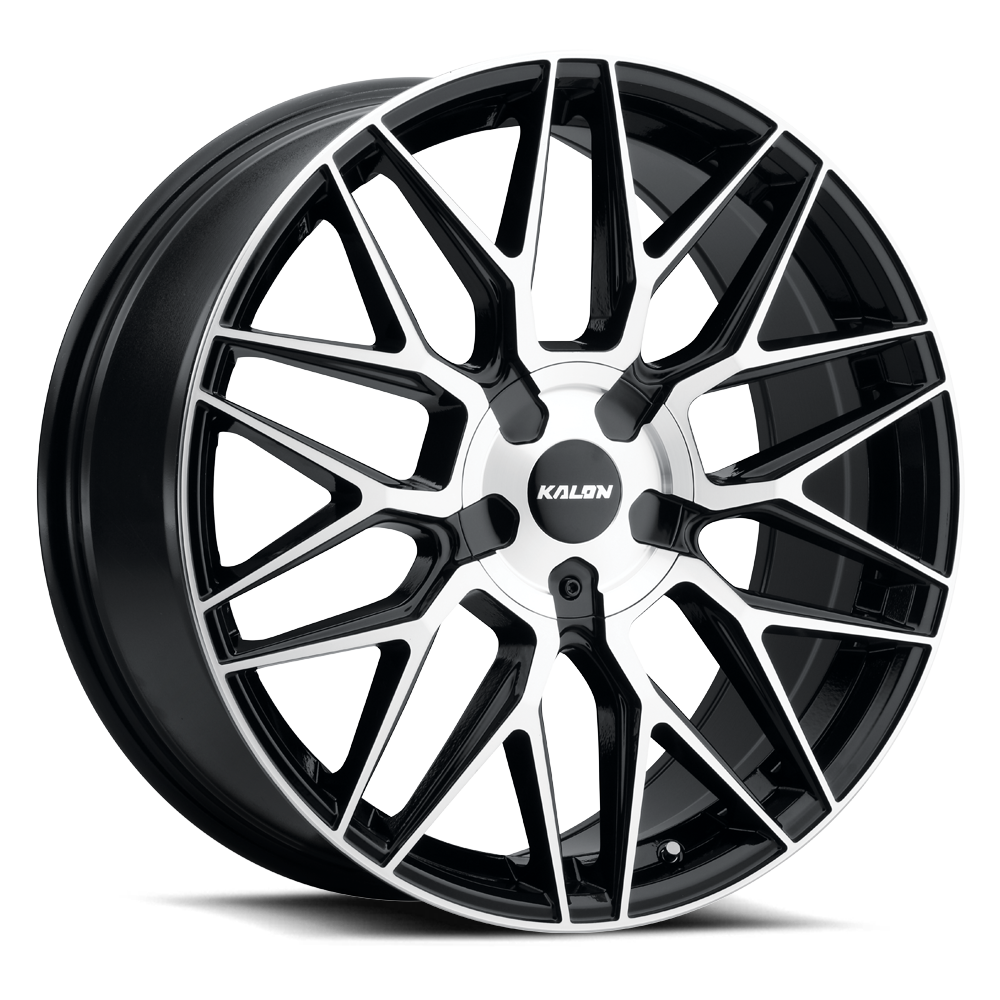 KALON WHEELS 203 — GLOSS BLACK/MACHINED FACE