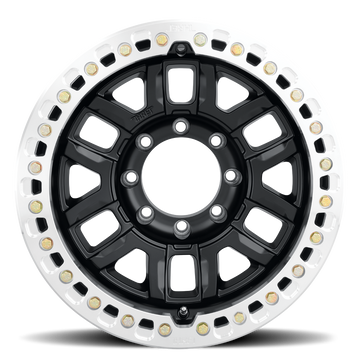 THRET OFF-ROAD 602 MAZE CAST — MATTE BLACK/MACHINED BEADLOCK RING