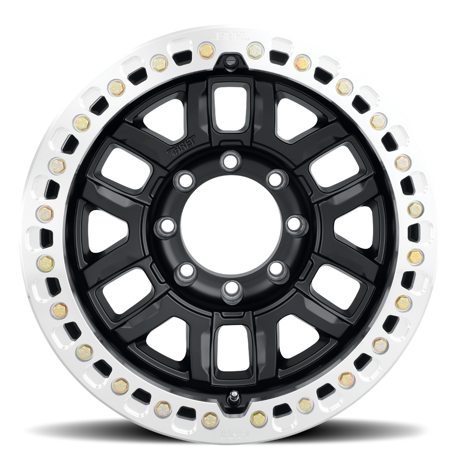 THRET OFF-ROAD 602 MAZE CAST — MATTE BLACK/MACHINED BEADLOCK RING