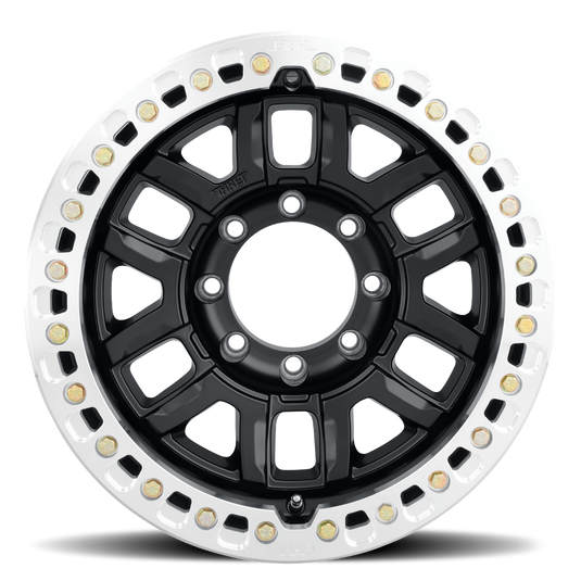 THRET OFF-ROAD 602 — MATTE BLACK/MACHINED BEADLOCK RING