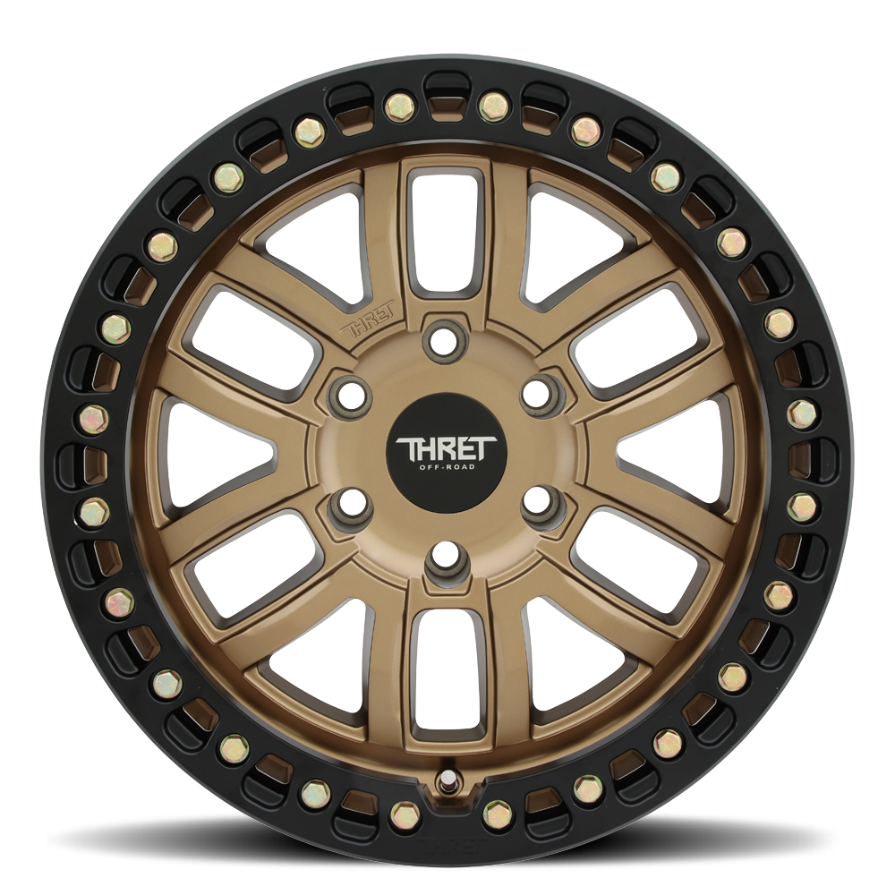 THRET OFF-ROAD 602 MAZE CAST — BRONZE/MATTE BLACK BEADLOCK RING
