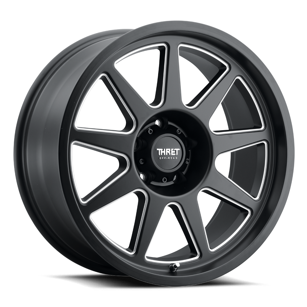 THRET OFF-ROAD 705 FLOOD — SATIN BLACK/MILLED