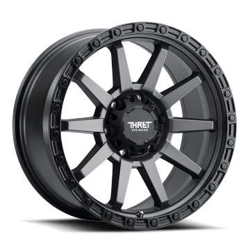 THRET OFF-ROAD 706 FREEZE — SATIN GREY/MATTE BLACK LIP