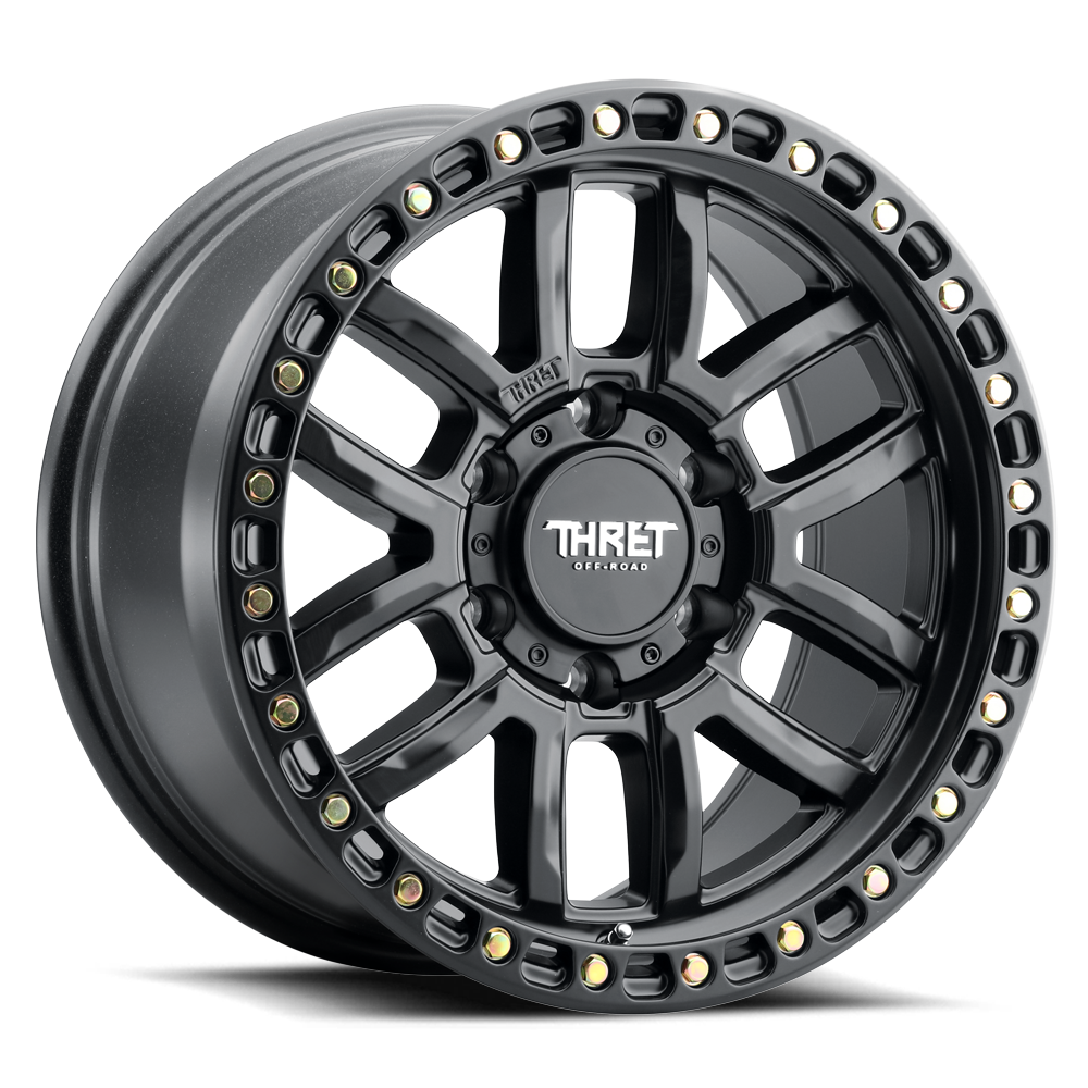 THRET OFF-ROAD 707 BLAZE — MATTE BLACK/MATTE BLACK RING