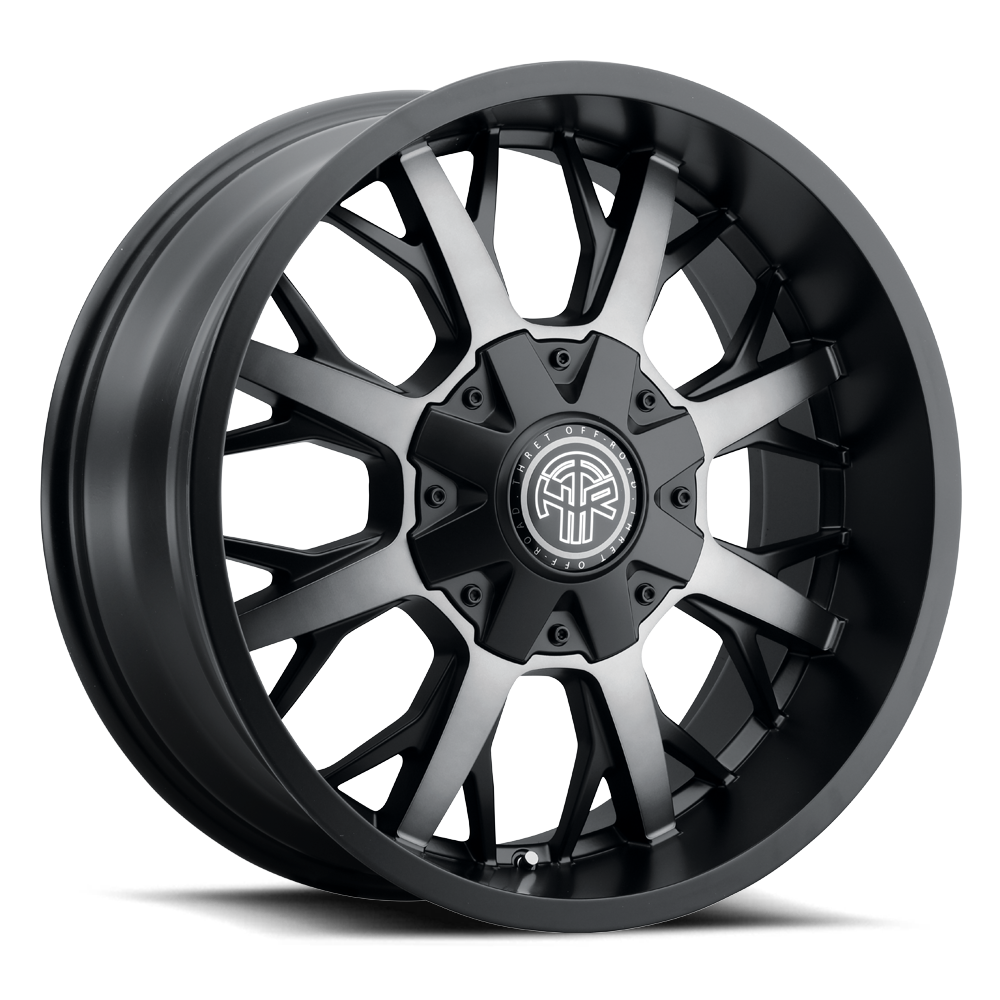 THRET OFF-ROAD 801 VULCAN — SATIN BLACK/DARK TINT