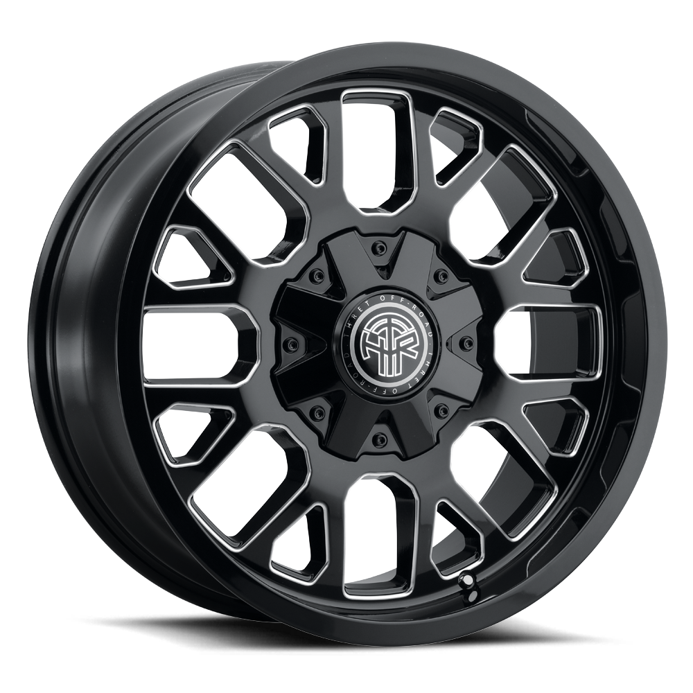 THRET OFF-ROAD 802 ATTITUDE — GLOSS BLACK/MILLED