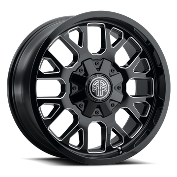 THRET OFF-ROAD 802 ATTITUDE — GLOSS BLACK/MILLED