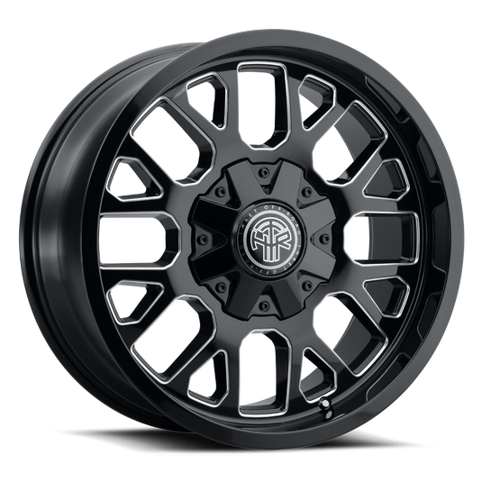 THRET OFF-ROAD 802 — GLOSS BLACK/MILLED