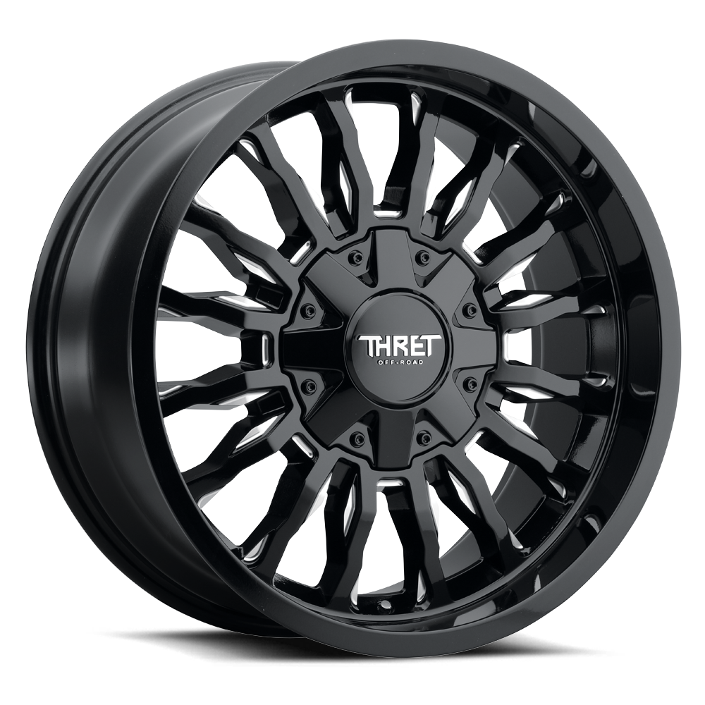 THRET OFF-ROAD 808 GAMMA — GLOSS BLACK/MILLED