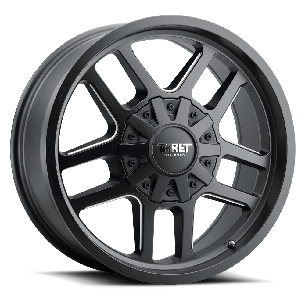 THRET OFF-ROAD 809 RADAR — SATIN BLACK/MILLED