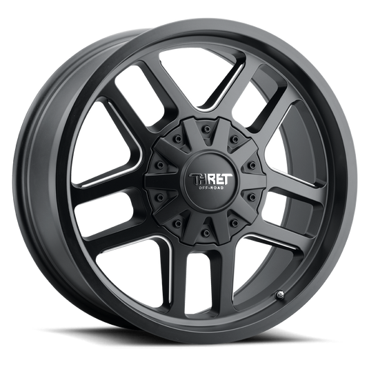 THRET OFF-ROAD 809 — SATIN BLACK/MILLED