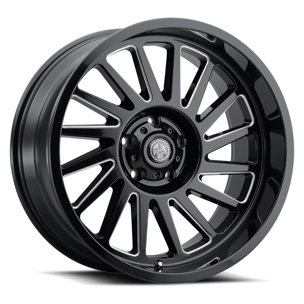 THRET OFF-ROAD 902 OMEGA — GLOSS BLACK/MILLED