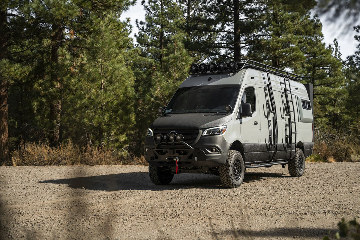Mercedes Benz Sprinter (2023) on Black Rhino Outback